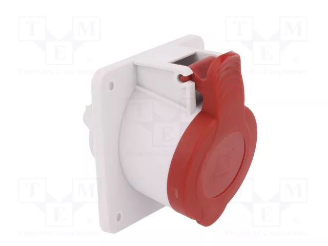 PAWBOL Conector de alimentación AC trifásico hembra 4 pines 16A 400V PAWBOL Conector de alimentación AC trifásico hembra 4 pines 16A 400V