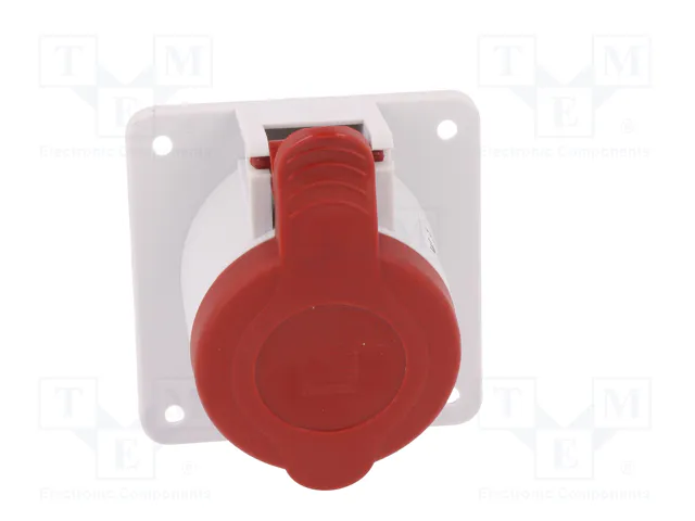 PAWBOL Conector de alimentación AC trifásico hembra 4 pines 16A 400V PAWBOL Conector de alimentación AC trifásico hembra 4 pines 16A 400V
