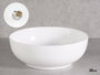 Vivalto Bol Redondo Opal 20 cm Blanco 20 x 7.5 x 20 cm (Set de 24)