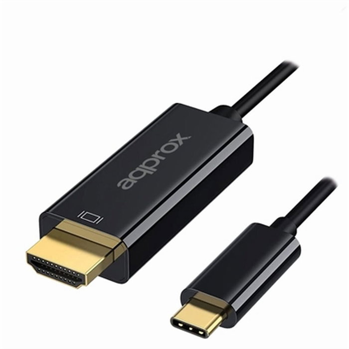 Approx Adaptador USB-C macho a HDMI macho 4K Approx Adaptador USB-C macho a HDMI macho 4K