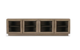 DKD Home Decor Mueble TV Mango Cristal 180x42x50