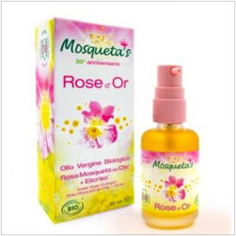 MOSQUETA´S Aceite De Rose D´Or 30Ml. Bio - Aceite Regenerador de Rosa Mosqueta para Pieles Maduras y Sensibles