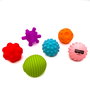 Fisher-Price Set de 6 Pelotas Sensoriales 920D00246 para Bebés +6 Meses - Texturas y Colores Variados - DEQUBE