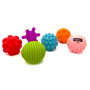 Fisher-Price Set de 6 Pelotas Sensoriales 920D00246 para Bebés +6 Meses - Texturas y Colores Variados - DEQUBE