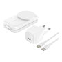 Belkin UltraCharge 25W Qi2 magnético 3 en 1 plegable para Apple Watch - Cargador inalámbrico 1.5 m Blanco WIZ036kqWH
