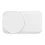 Belkin UltraCharge 25W Qi2 magnético 3 en 1 plegable para Apple Watch - Cargador inalámbrico 1.5 m Blanco WIZ036kqWH