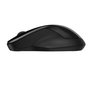 HP Dual 250 - Ratón Óptico Inalámbrico con Bluetooth y Receptor USB, 1600 DPI, Ambidestro, Color Negro, para Ordenador, Portátil, PC