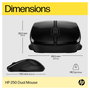 HP 250 Dual Mouse Negro