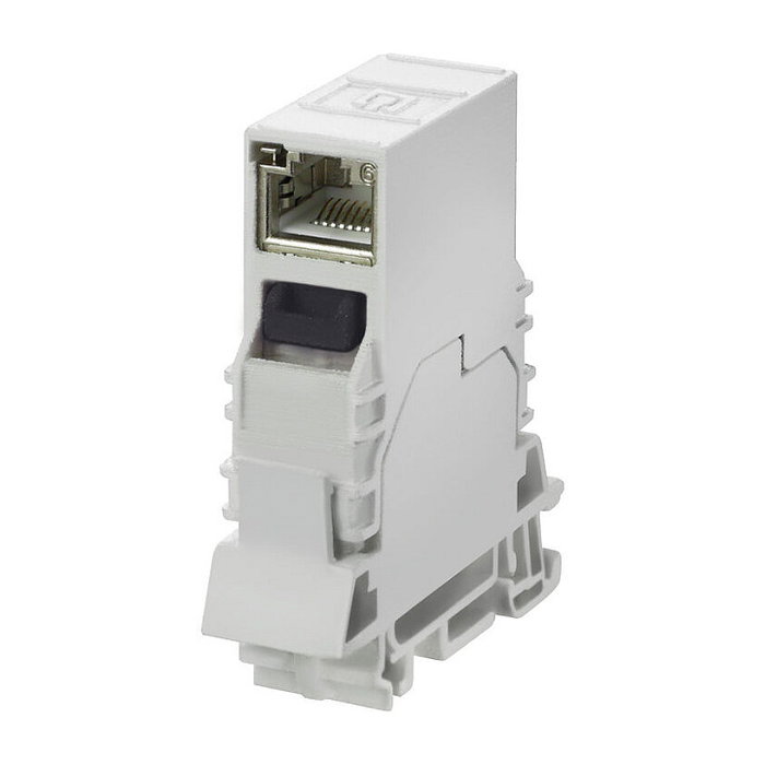 Weidmueller IE-TO-RJ45-C Conector de salida RJ45 para carril DIN Weidmueller IE-TO-RJ45-C Conector de salida RJ45 para carril DIN