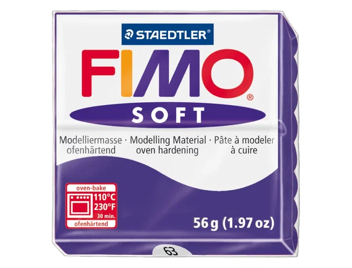 Staedtler FIMO Soft Pasta de Modelar Violeta Oscuro (Set de 6)