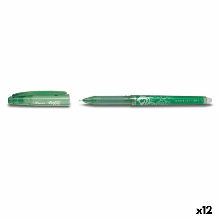 Pilot Bolígrafo Frixion Point 0.5 Verde (Set de 12)