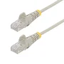 Startech N6PAT10MGRS Cable Ethernet CAT6 UTP Delgado 10 m Gris para Alta Densidad con PoE++ 100W y Conectores Dorados LSZH