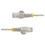 StarTech.com Cable de Red Ethernet Cat6 Slim Gris 10m RJ45 Snagless PoE++ 100W
