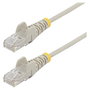 StarTech.com Cable de Red Ethernet Cat6 Slim Gris 10m RJ45 Snagless PoE++ 100W