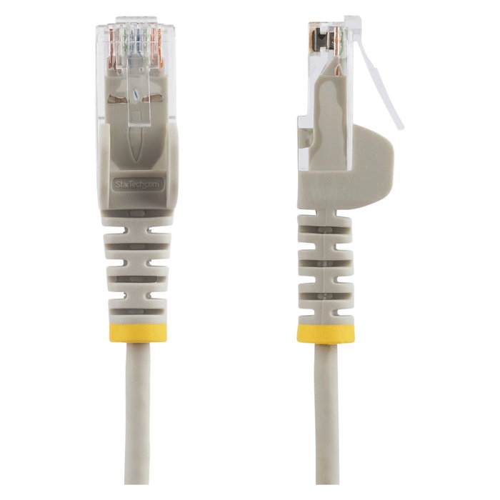 StarTech.com Cable de Red Ethernet Cat6 Slim Gris 10m RJ45 Snagless PoE++ 100W