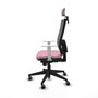 PIQUERAS Y CRESPO Silla de oficina Horna Rosa y Gris