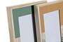 DKD Home Decor Set de 2 Marcos de Fotos de Madera y Cristal 22x3x27 cm (13x18) Verde y Terracota