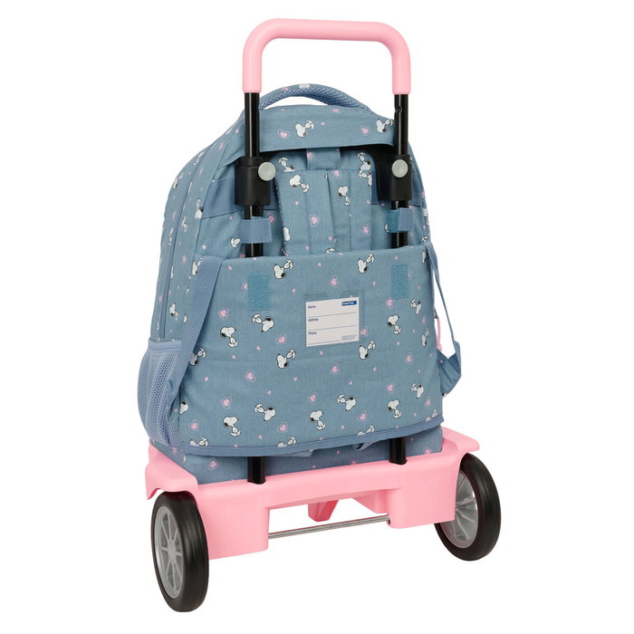 Safta Mochila Compact Evolution Snoopy con Ruedas