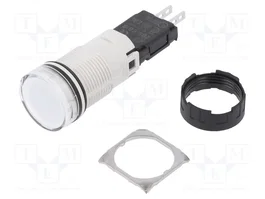 SCHNEIDER ELECTRIC Lámpara de control Harmony XB6 blanca de 16mm