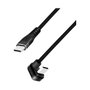 LogiLink Cable de Gaming USB 2.0 Type-C de 3m, Negro