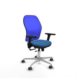 PIQUERAS Y CRESPO Silla de oficina Jorquera Sincro/Traslack Azul