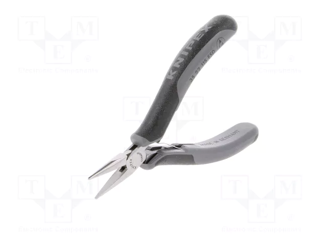 KNIPEX Alicates de punta semirredonda ESD 115 mm
