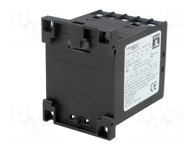 LOVATO ELECTRIC Contactor BG 3-polar 12A 230VAC