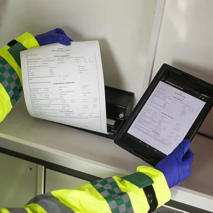 Brother PJ-863 Impresora Portátil Térmica Directa A4 300x300 DPI - Inalámbrica Bluetooth MFi y Alámbrica USB-C - Compatible con iOS, Android, Windows, Mac