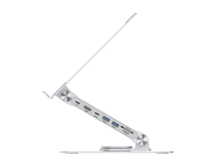 Conceptronic DONN27G Soporte para portátil con docking station 7 en 1 Plata Conceptronic DONN27G Soporte para portátil con docking station 7 en 1 Plata