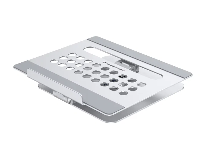 Conceptronic DONN27G Soporte para portátil con docking station 7 en 1 Plata Conceptronic DONN27G Soporte para portátil con docking station 7 en 1 Plata