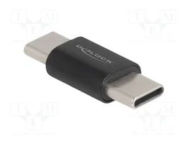 DeLOCK Adaptador USB 3.2 Gen 2 Type-C™ macho a macho negro