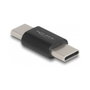 DeLOCK Adaptador USB 3.2 Gen 2 Type-C™ macho a macho negro