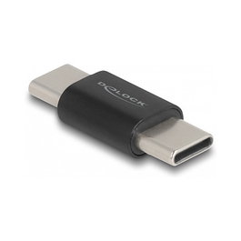 DeLOCK Adaptador USB Type-C SuperSpeed 10 Gbps USB 3.2 Gen 2 Macho a Macho Negro