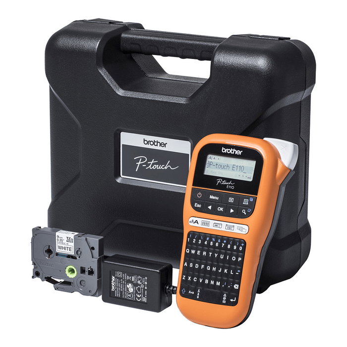 Brother P-Touch PT-E110VP Value Pack Etiquetadora 3.5/6/9/12 mm