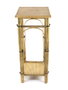 DKD Home Decor Mesita Auxiliar Balines Ratán Natural 36 x 36 x 85 cm