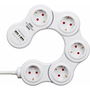 Regleta Enchufes 5 Tomas con Interruptor Brennenstuhl Vario-Power Blanco 3600 W USB x 2 (1,4 m)