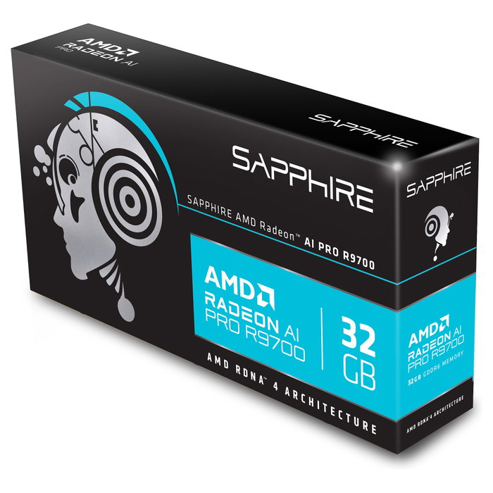 Sapphire AMD Radeon AI PRO R9700 32 GB GDDR6