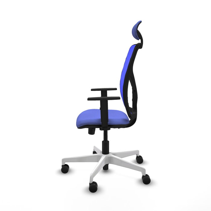 PIQUERAS Y CRESPO Silla de oficina Motilla Azul con mecanismo Sincro/Traslack PIQUERAS Y CRESPO Silla de oficina Motilla Azul con mecanismo Sincro/Traslack