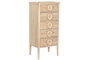 DKD Home Decor Chifonier Romantico Natural 5 Cajones 46x35x100 cm
