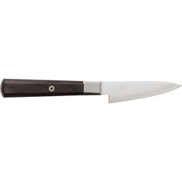 Miyabi KOH 4000FC Kudamono 9 cm, Mango de Madera Pakka<|image> be: Spanish