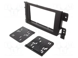 METRA Bastidor de montaje de radio para Suzuki Grand Vitara 2006-2011, 2 DIN, negro mate