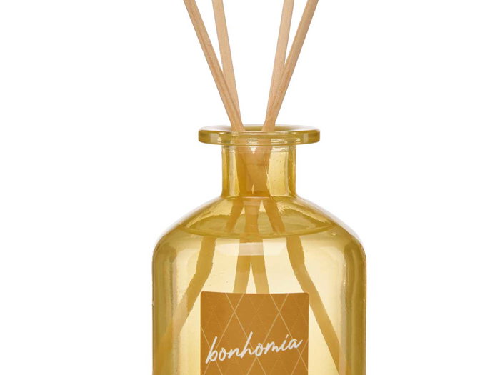 Acorde Mikado 250 ml Ambar con Varilla - Fragancia para el Hogar 8 x 8 x 12 cm (Set de 6)