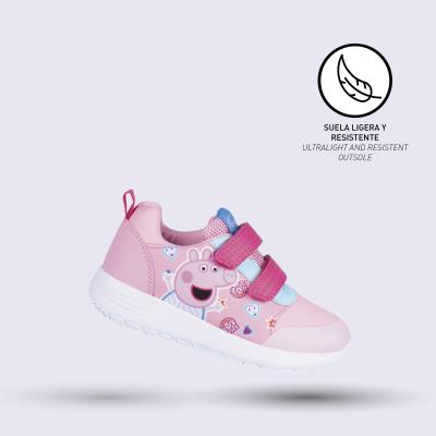 Deportiva Suela Ligera Eva Poliester Peppa Pig Rosa 28