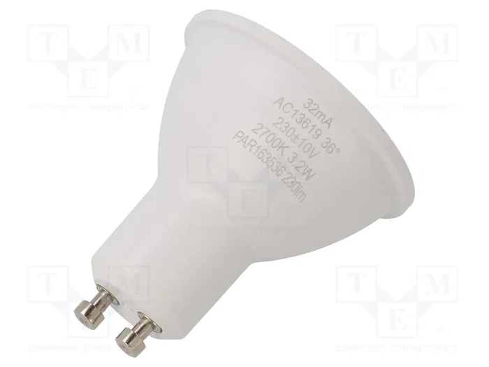 ams OSRAM Lámpara LED GU10 Blanco Cálido 2700K ams OSRAM Lámpara LED GU10 Blanco Cálido 2700K