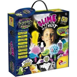 Lisciani Giochi Slime Nocturno Kit Científico LIS8008324094677 - Componentes Luminosos y Fosforescentes