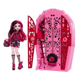Mattel Muñeca Monster High Draculaura con Armario, Ropa y Accesorios - Edad Mínima Recomendada: 4 Años