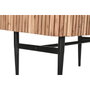 DKD Home Decor Aparador Acacia y Mármol Negro