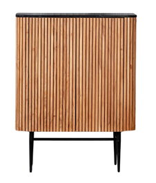 DKD Home Decor Aparador Moderno Negro Natural 45 x 130 x 85 cm