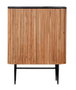 DKD Home Decor Aparador Moderno Negro Natural 45 x 130 x 85 cm