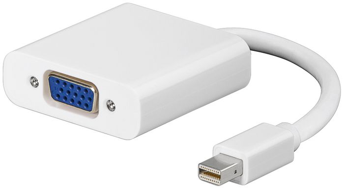 MicroConnect Adaptador Activo Mini DisplayPort a VGA M-H Blanco Conector para Monitor y Proyector VGA Resoluciones hasta 1920x1200 MicroConnect Adaptador Activo Mini DisplayPort a VGA M-H Blanco Conector para Monitor y Proyector VGA Resoluciones hasta 1920x1200